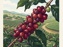 Fazenda Santuário Sul — coffee farm illustration 3