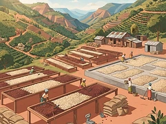 Musumba — coffee farm illustration 2