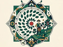 Three small-scale family farmers — coffee farmer illustration 1