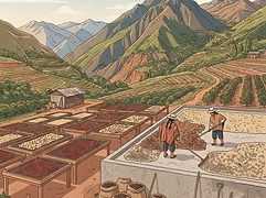 Llaqta Pata β coffee farm illustration 2