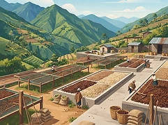 La Capilla — coffee farm illustration 2