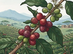 Sisters of Mary Immaculate — coffee farm illustration 3