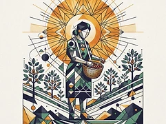 Juana Gaspar — coffee farmer illustration 2