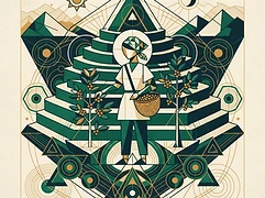 Women of the Asprasar Cooperative — coffee farmer illustration 3