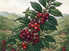Bella Vista β coffee farm illustration 3