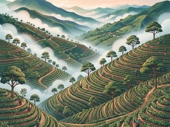 Kape'tenango — coffee farm illustration 1