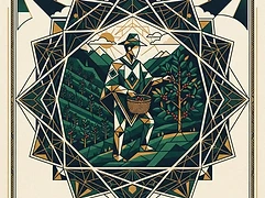 Felix Morocho — coffee farmer illustration 2