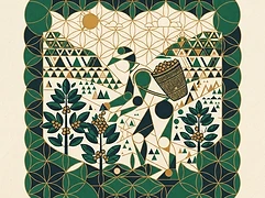 Marysabel Caballero and Moisés Herrera — coffee farmer illustration 2