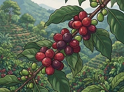 El Montecino — coffee farm illustration 3