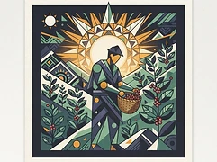 Antonio Medina — coffee farmer illustration 1