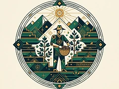 Victor Dota — coffee farmer illustration 1