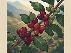 El Rejo — coffee farm illustration 3