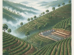 Kii Factory β coffee farm illustration 1
