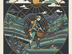 Carlos Damian — coffee farmer illustration 2