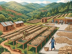 Gichathaini Wet Mill β coffee farm illustration 2