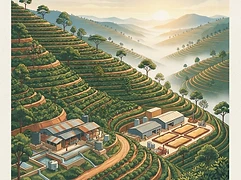 Great Rift Coffee — coffee farm illustration 1