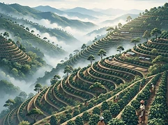 Kiangoi Coffee Factory — coffee farm illustration 1