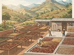 Raro Boda washing station β coffee farm illustration 2