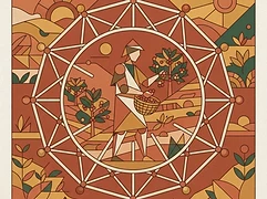 Great Rift Coffee — coffee farmer illustration 3