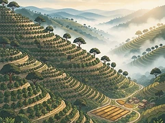 Cerro Las Ranas — coffee farm illustration 1