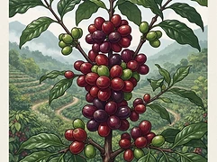 Triunfo Verde β coffee farm illustration 3