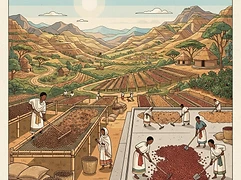 Bitta Farm β coffee farm illustration 2