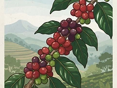 Gerbota β coffee farm illustration 3