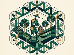Roger Domínguez — coffee farmer illustration 1