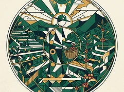Jorge Caceres, Luis Huayhua, and Zenovia — coffee farmer illustration 2