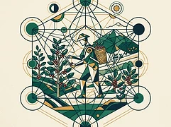 Sebastián Ramírez — coffee farmer illustration 2