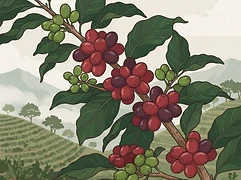 Rancho La Perla β coffee farm illustration 3