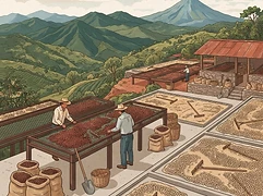 Altieri Estate β coffee farm illustration 2