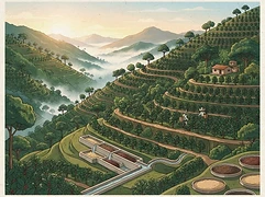 Villa Sofia — coffee farm illustration 1