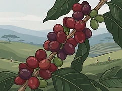 Kiangoi Coffee Factory — coffee farm illustration 3