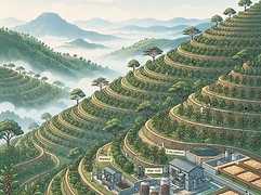Ibonia Estate β coffee farm illustration 1