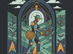 Juan Pascual — coffee farmer illustration 1