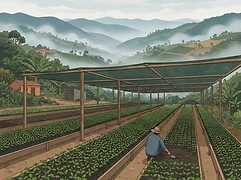 Bayter brothers — coffee farmer illustration 3