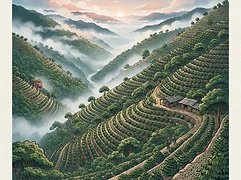 La Estella β coffee farm illustration 1