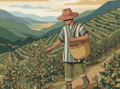 Arturo Paz — coffee farmer illustration 1