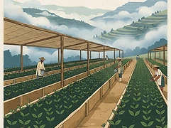 Alo — coffee farmer illustration 3