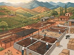 Cerro Las Ranas — coffee farm illustration 2