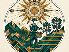 Rene Arellanos Ore — coffee farmer illustration 3