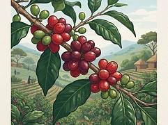 Yaye Chericho β coffee farm illustration 3