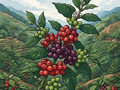 La Guadua — coffee farm illustration 3