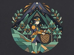 Estela Pitti — coffee farmer illustration 3