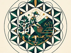 Valle Inca — coffee farmer illustration 3