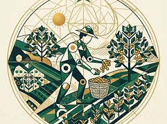 Edineia Pires Sartori Fioresi — coffee farmer illustration 1