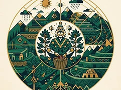 Nicolás Chilcón Tocto — coffee farmer illustration 1