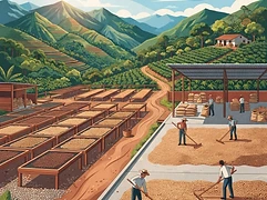 Finca Malacara — coffee farm illustration 2