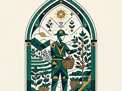 Gilbert Gatali and Gervais — coffee farmer illustration 3